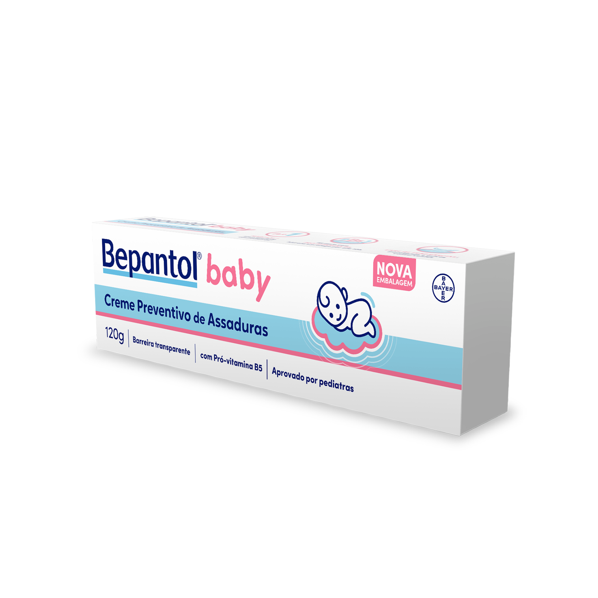 Creme Preventivo de Assaduras a Bepantol Baby com Pró-Vitamina B5 Hipoalergênico Recém-Nascido 120g — imagem 4 | Farmácia Resyla