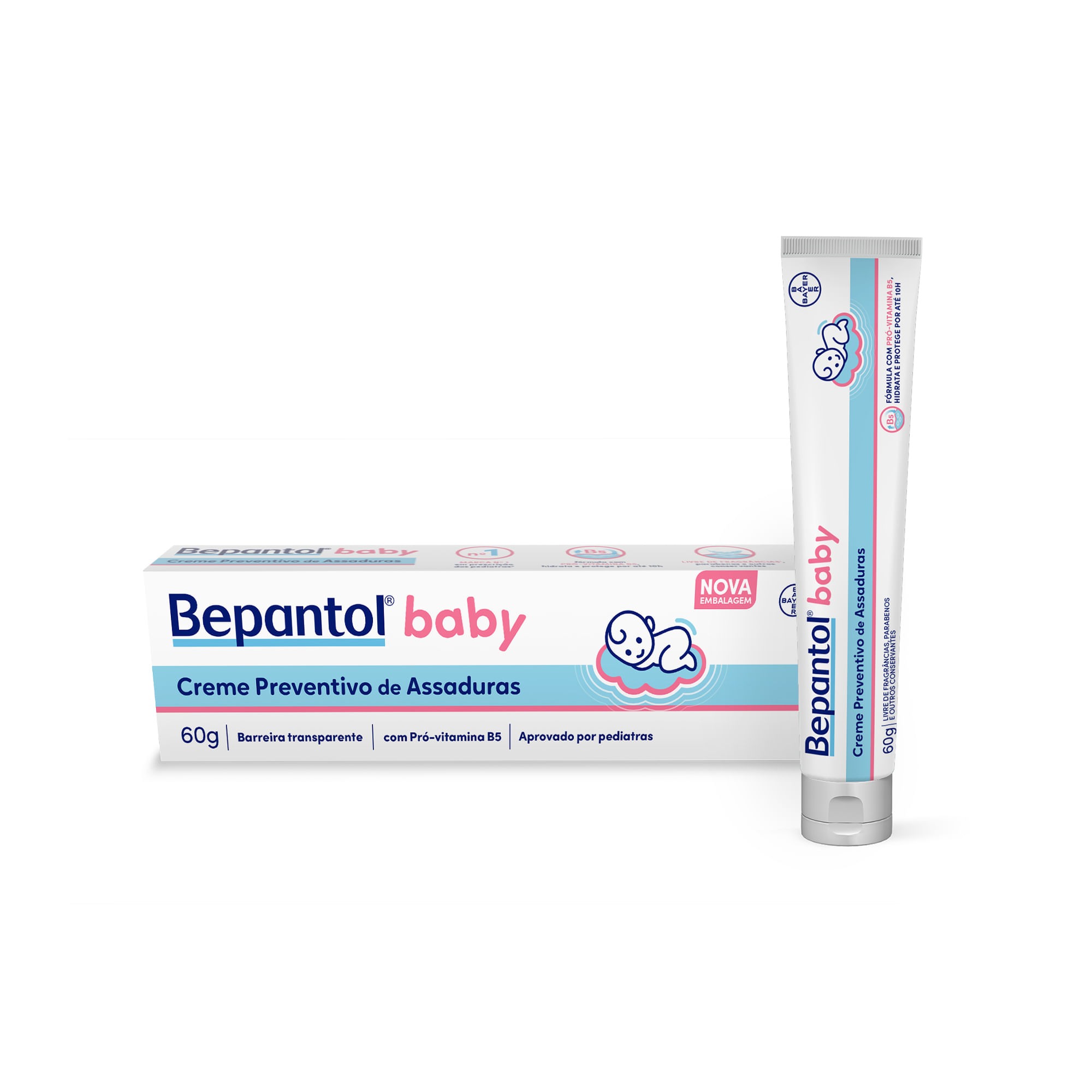 Creme Preventivo de Assaduras Bepantol Baby com Pró-Vitamina B5 60g — imagem 2 | Farmácia Resyla