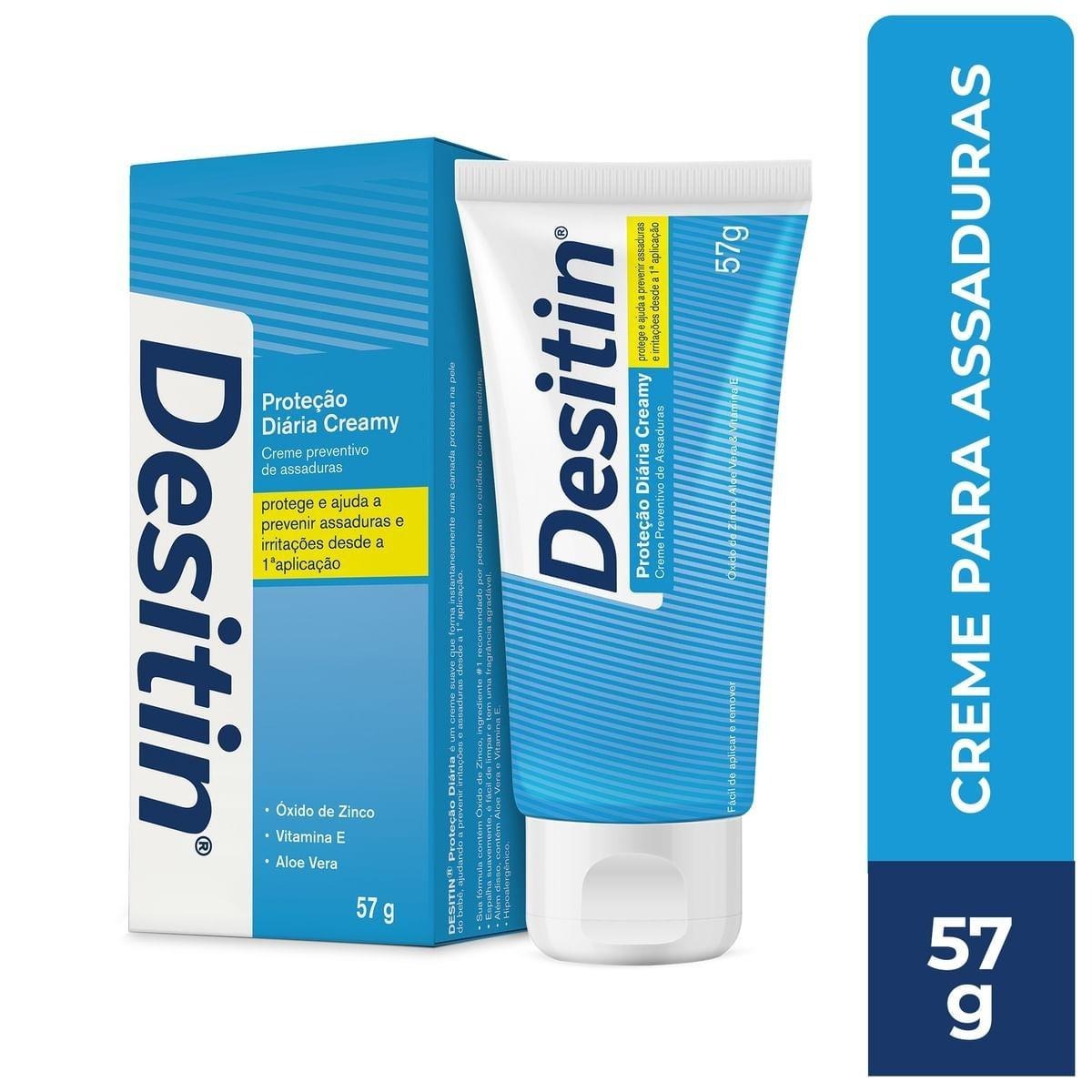 Creme Preventivo De Assaduras Desitin Proteção Diária Creamy 57G — Desitin | Farmácia Resyla