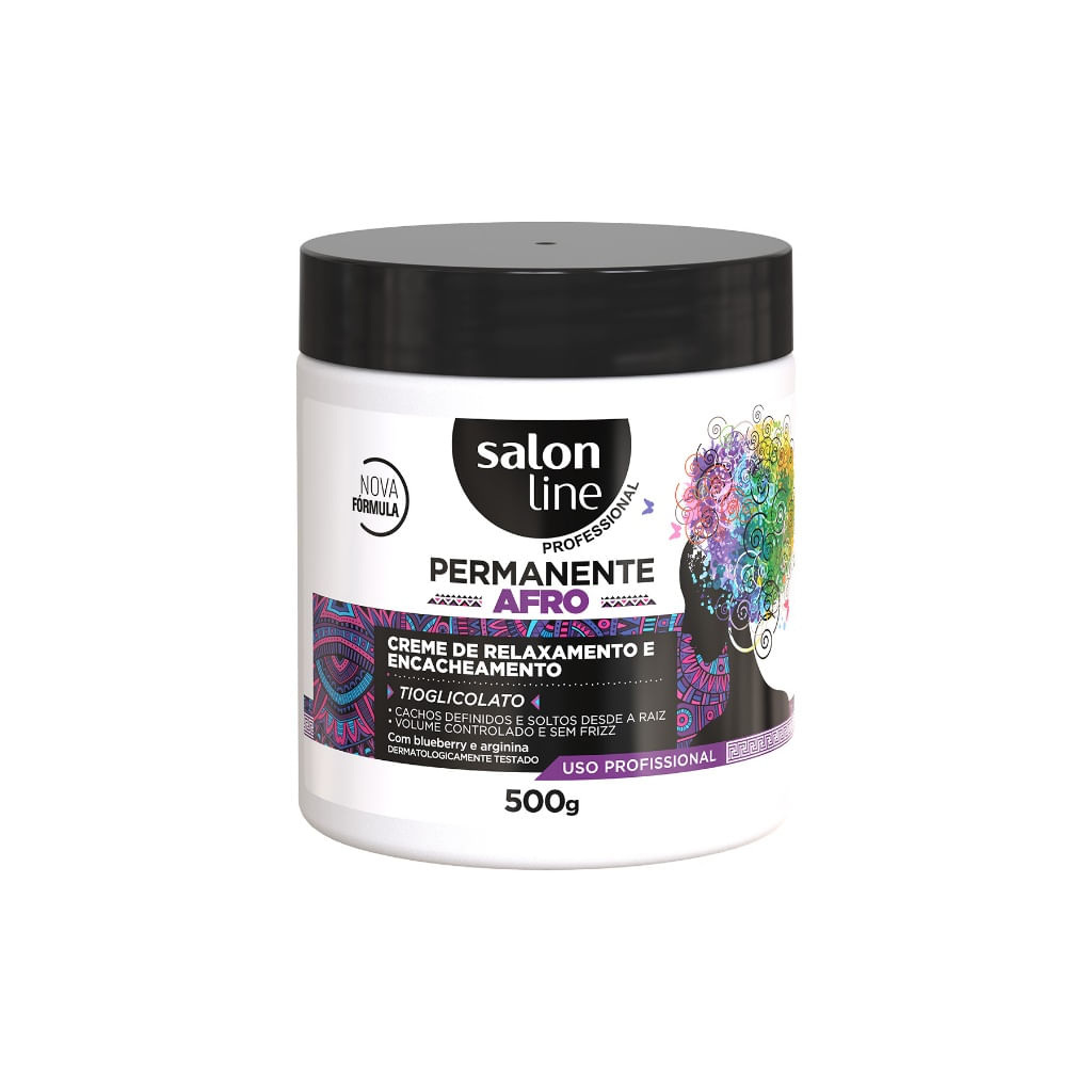 Creme Salon Line Relaxamento Permanente Afro 500g — Salon Line | Farmácia Resyla