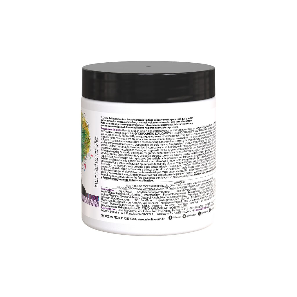 Creme Salon Line Relaxamento Permanente Afro 500g — imagem 2 | Farmácia Resyla