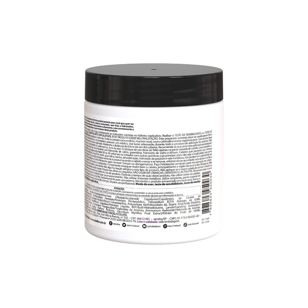 Creme Salon Line Relaxamento Permanente Afro 500g — imagem 3 | Farmácia Resyla