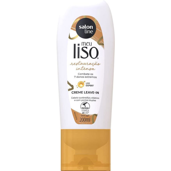 Defrizante Salon Line Meu Liso 200ml - Restauração Intensa — Salon Line | Farmácia Resyla