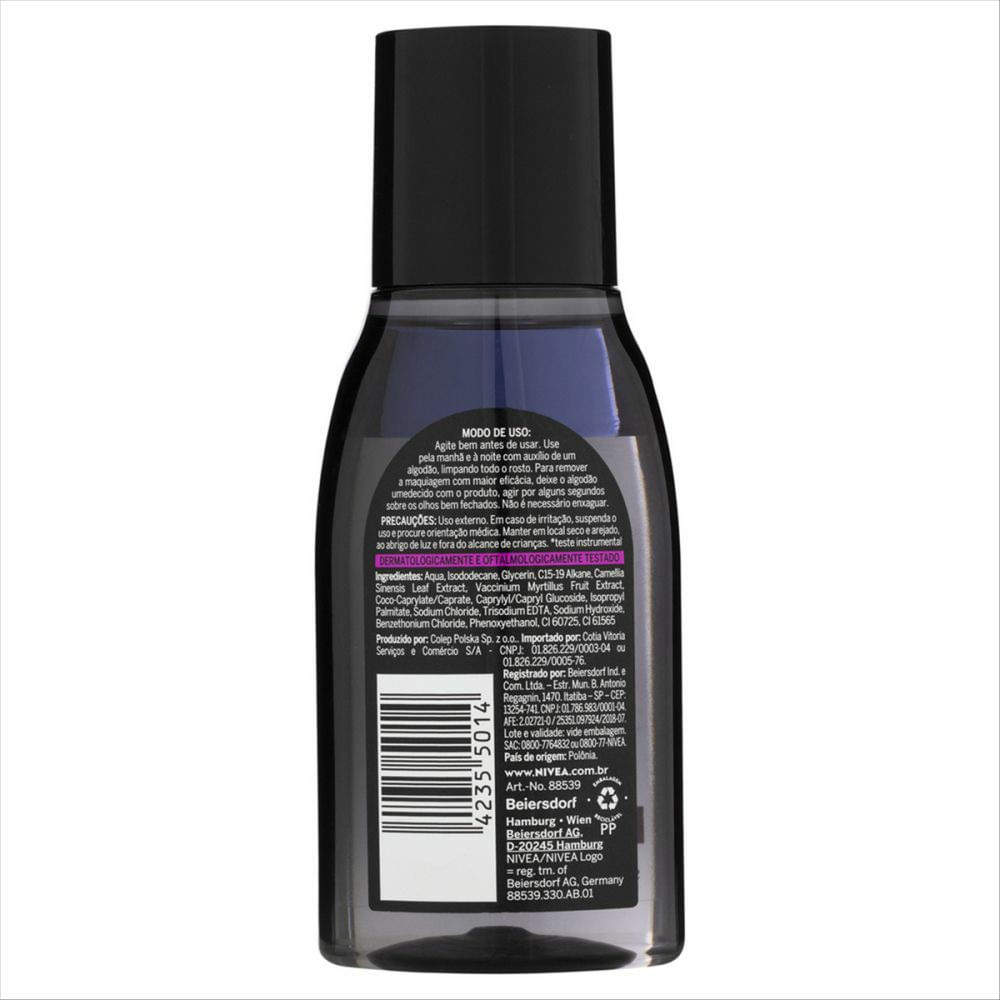Demaquilante  Nivea  agua Micelar  expert 125ml — imagem 4 | Farmácia Resyla