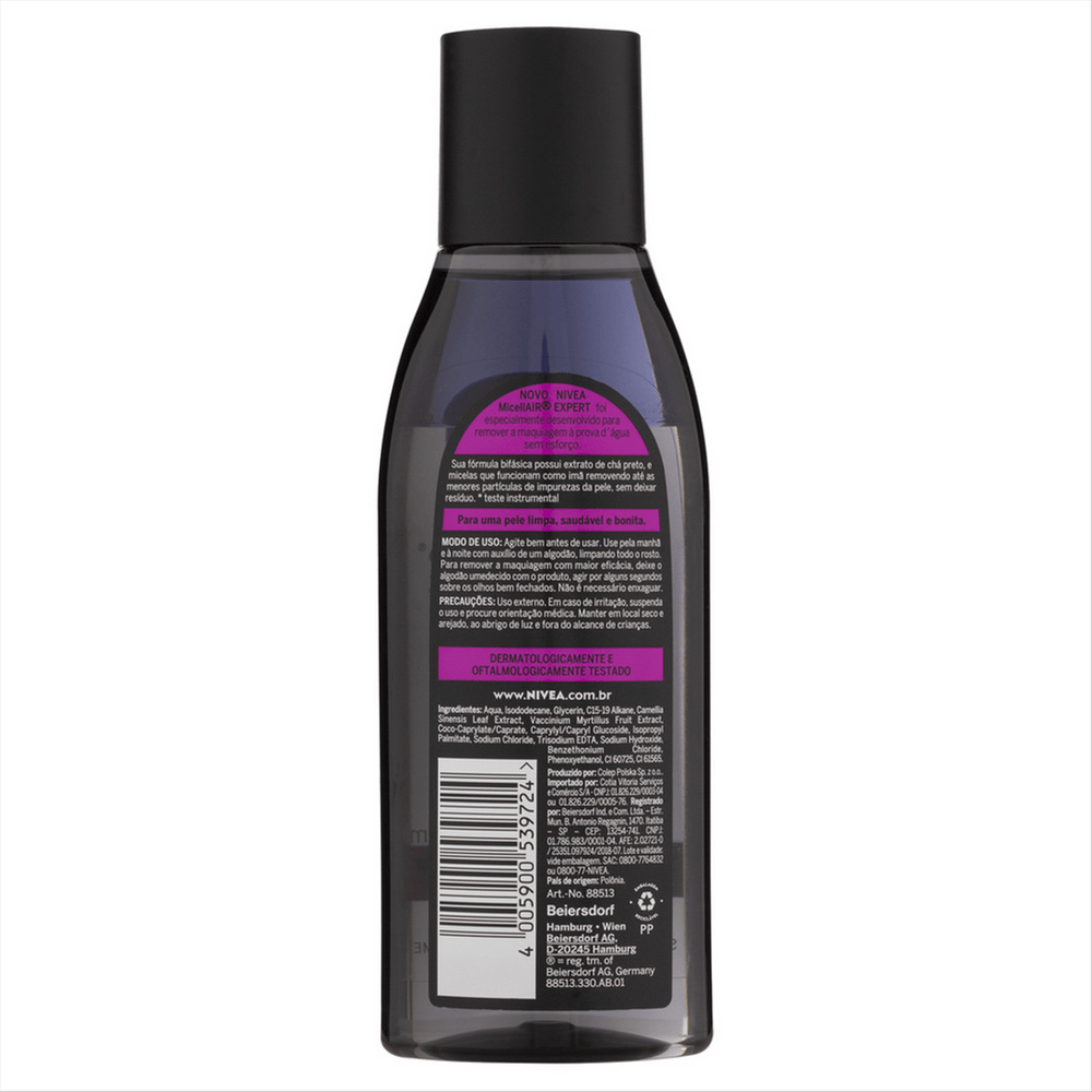 Demaquilante  Nivea  agua Micelar  expert 200ml — imagem 4 | Farmácia Resyla