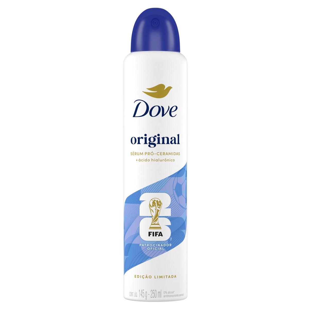 Desodorante Antitranspirante Dove Original 72h Aerossol 250ml — imagem 2 | Farmácia Resyla