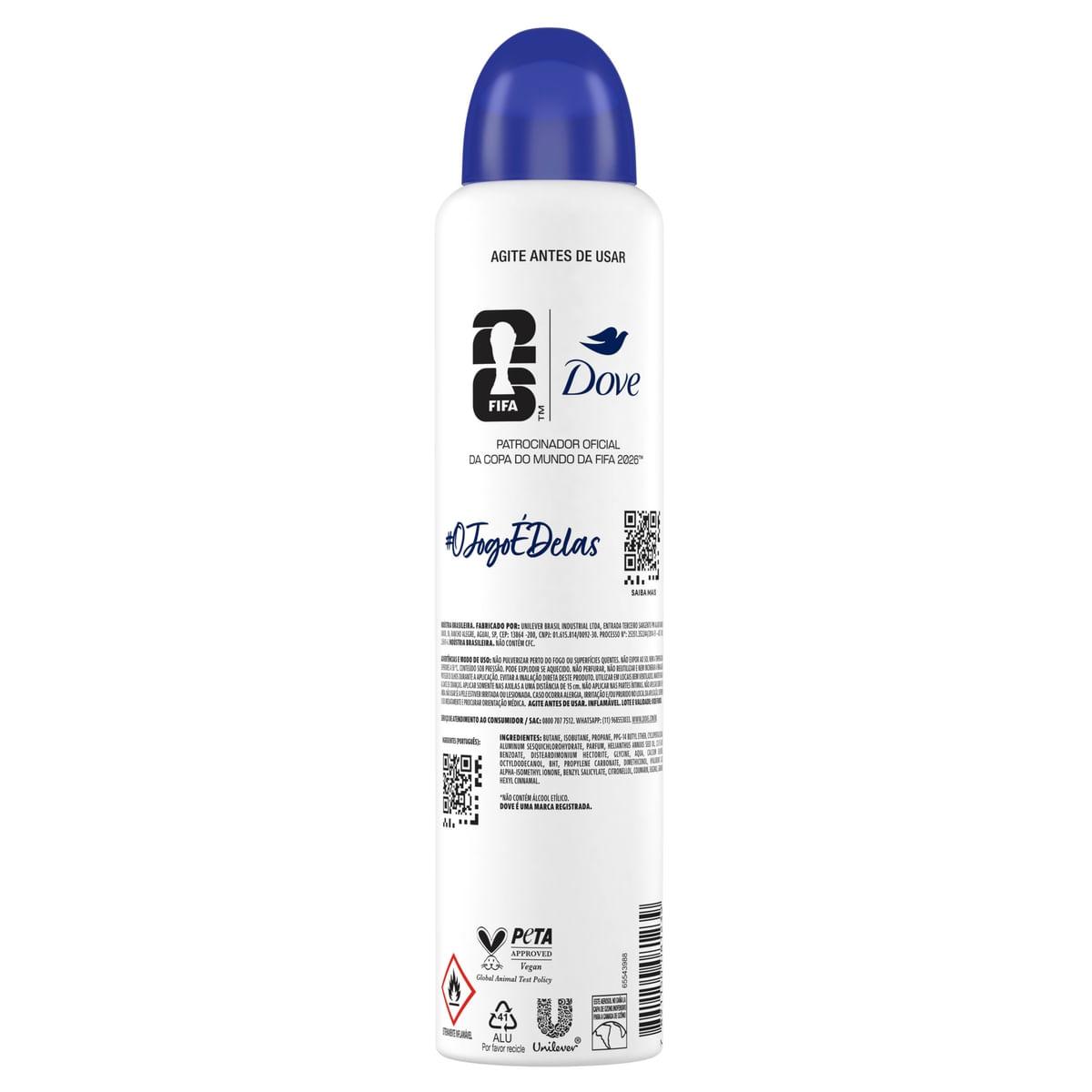 Desodorante Antitranspirante Dove Original 72h Aerossol 250ml — imagem 3 | Farmácia Resyla