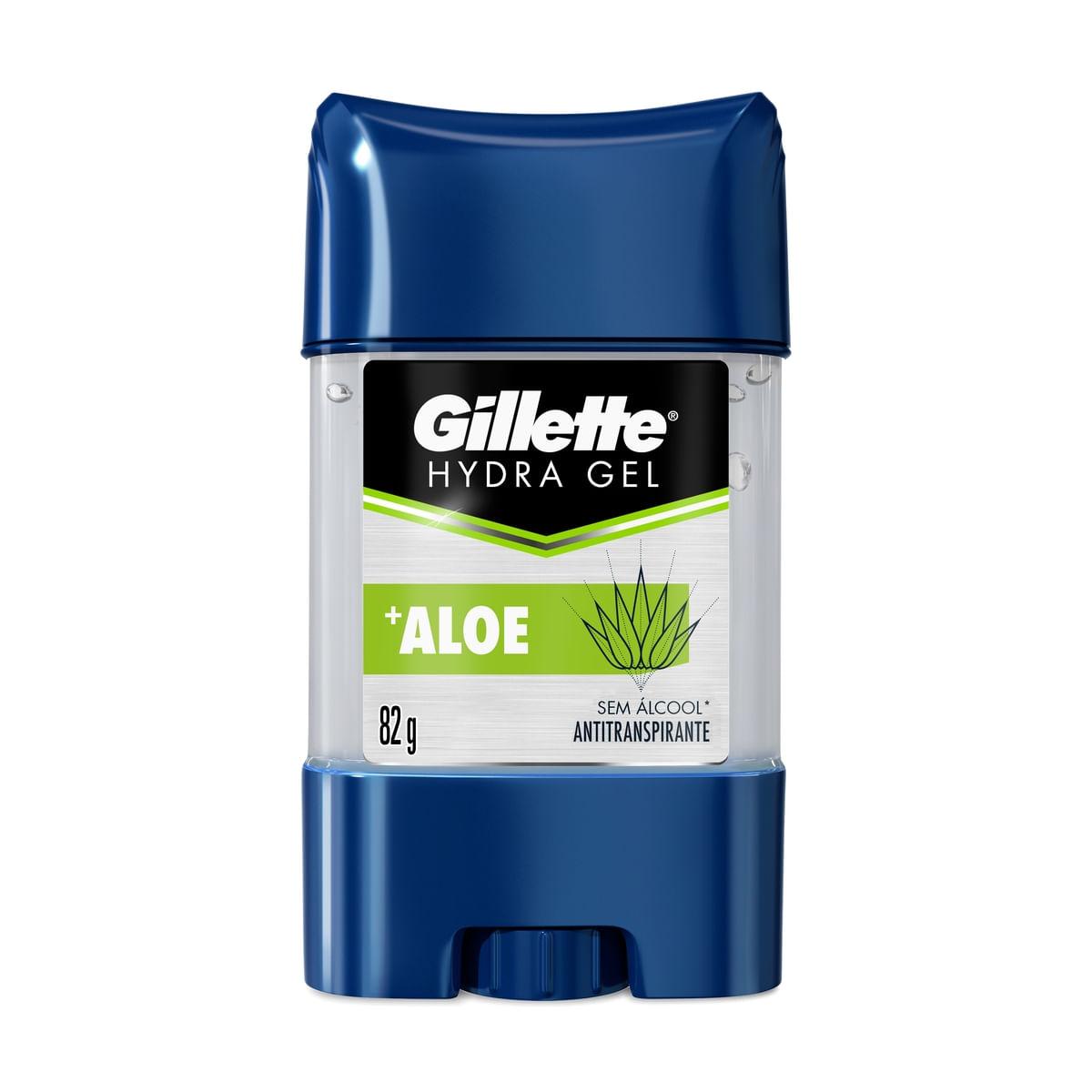 Desodorante Antitranspirante Gillette Hydra Gel +Aloe Gel Stick 82g — Gillette | Farmácia Resyla