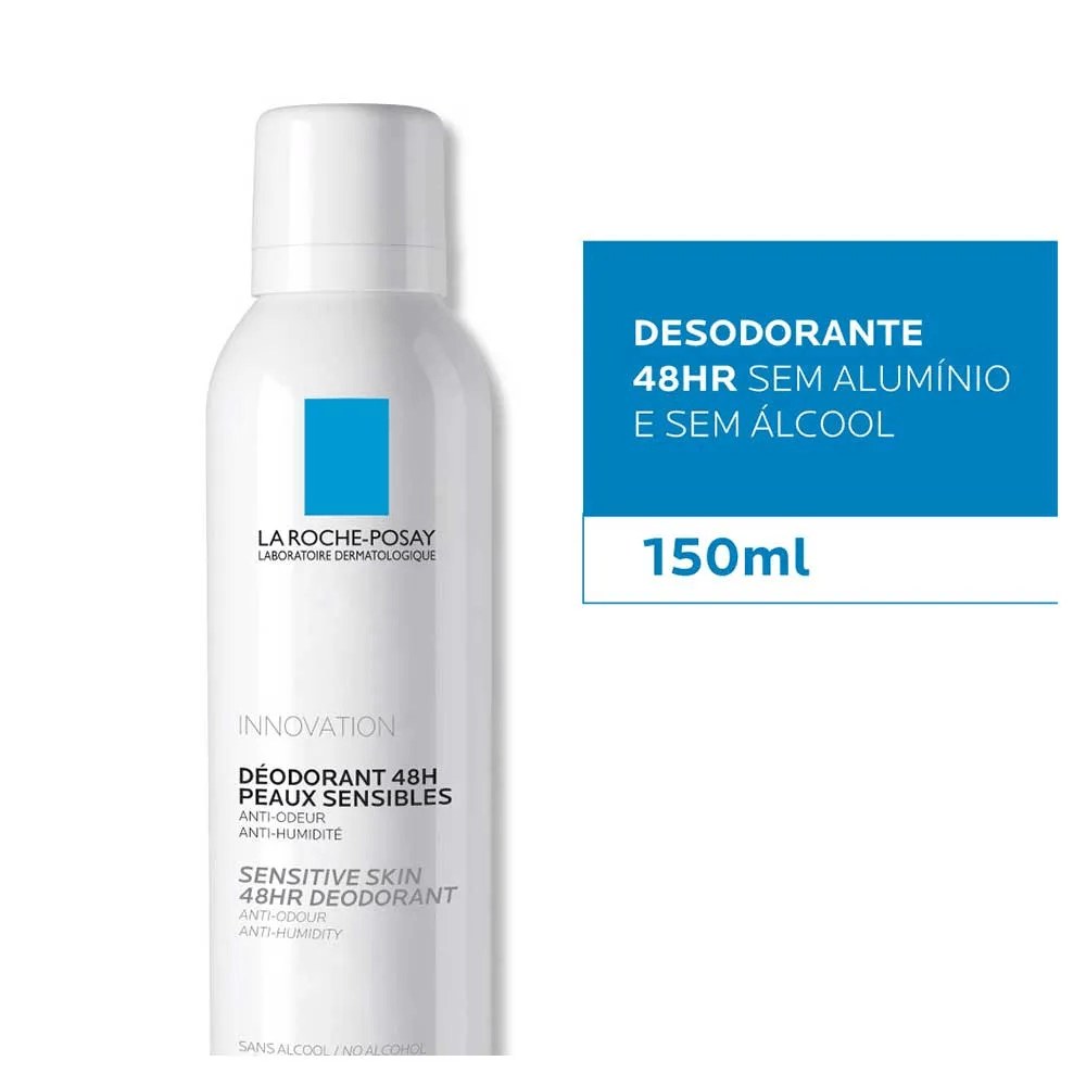Desodorante Antitranspirante La Roche-Posay Innovation Peles Sensíveis 48h Aerossol 150ml — imagem 2 | Farmácia Resyla