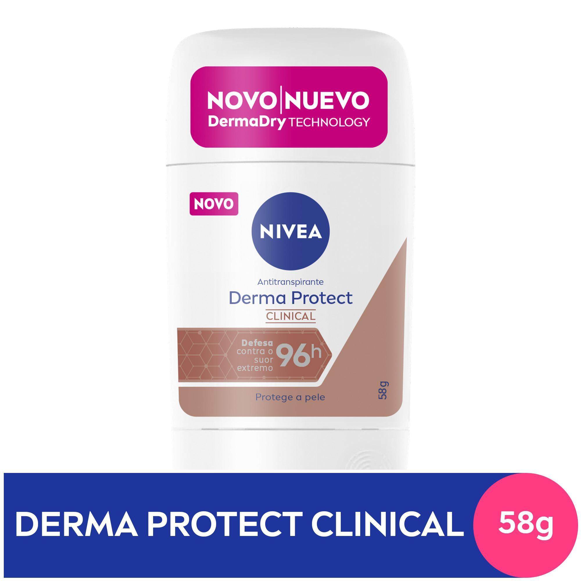 Desodorante Antitranspirante Nivea Derma Protect Clinical 96h Stick 54g — imagem 2 | Farmácia Resyla