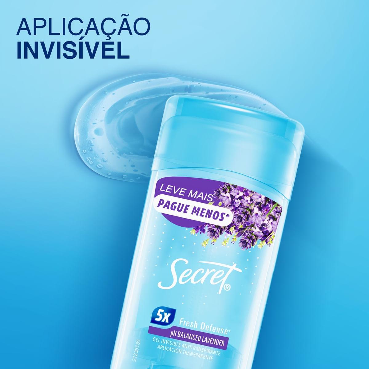 Desodorante Antitranspirante Secret Gel Lavender 73g — imagem 2 | Farmácia Resyla