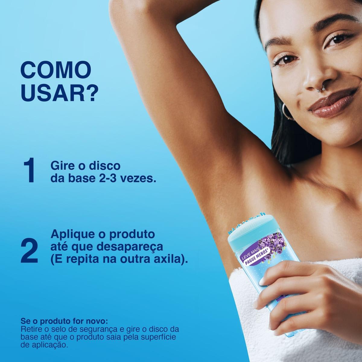 Desodorante Antitranspirante Secret Gel Lavender 73g — imagem 4 | Farmácia Resyla
