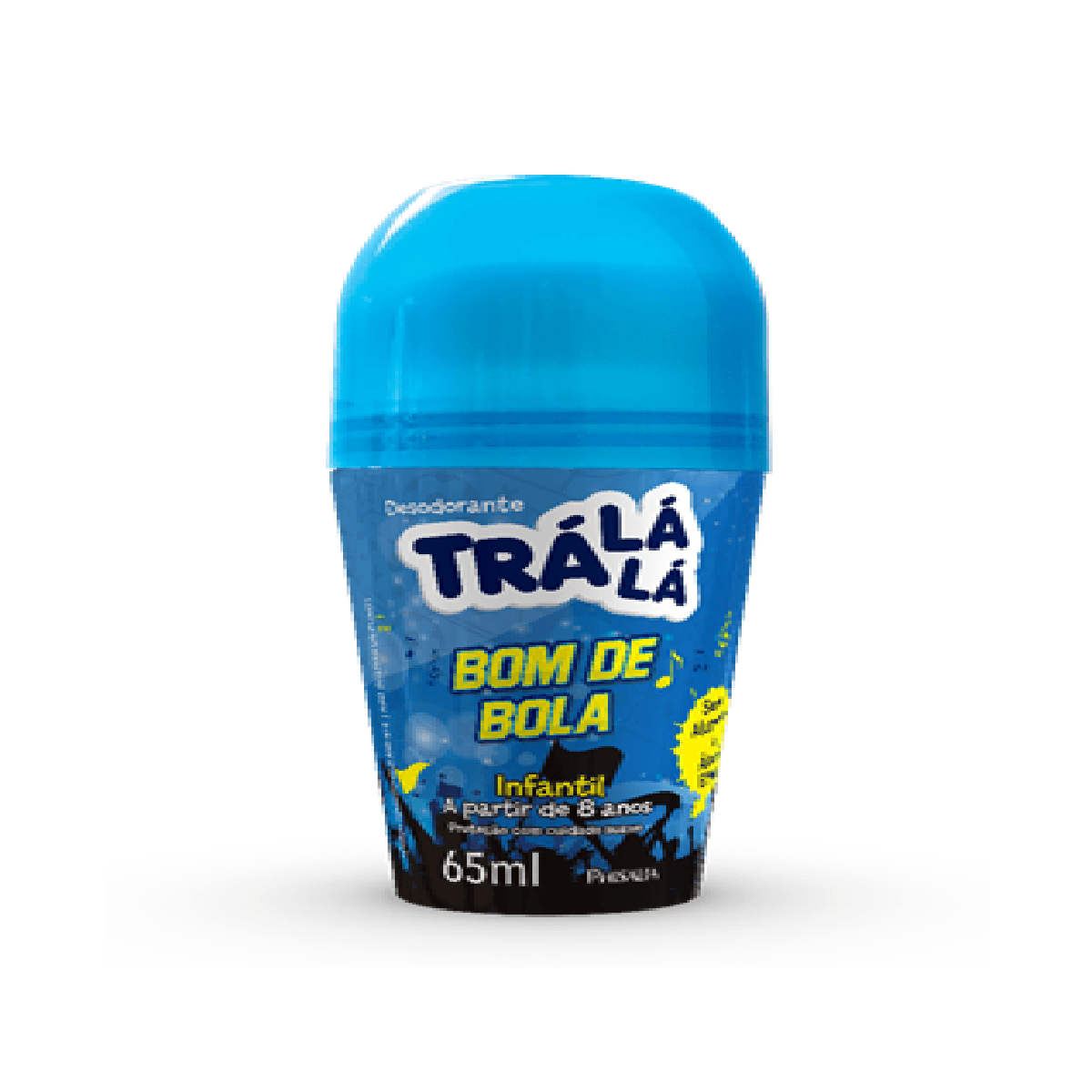 Desodorante Infantil Trá Lá Lá Bom de Bola +8anos Roll-On 65ml — Tralala | Farmácia Resyla