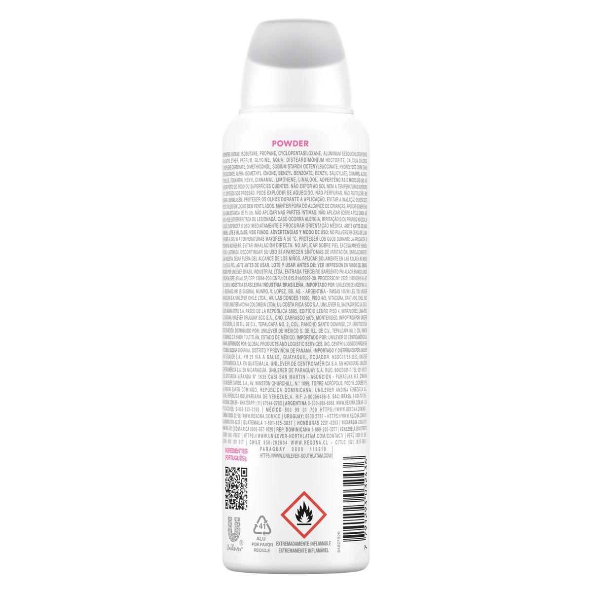 Desodorante Rexona Power Dry Aerosol 150ml — imagem 3 | Farmácia Resyla
