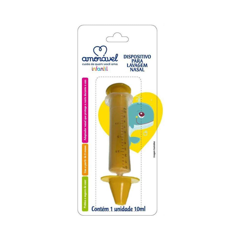 Dispositivo Lavagem Nasal Amorável Amarelo 10ml — Amoravel | Farmácia Resyla