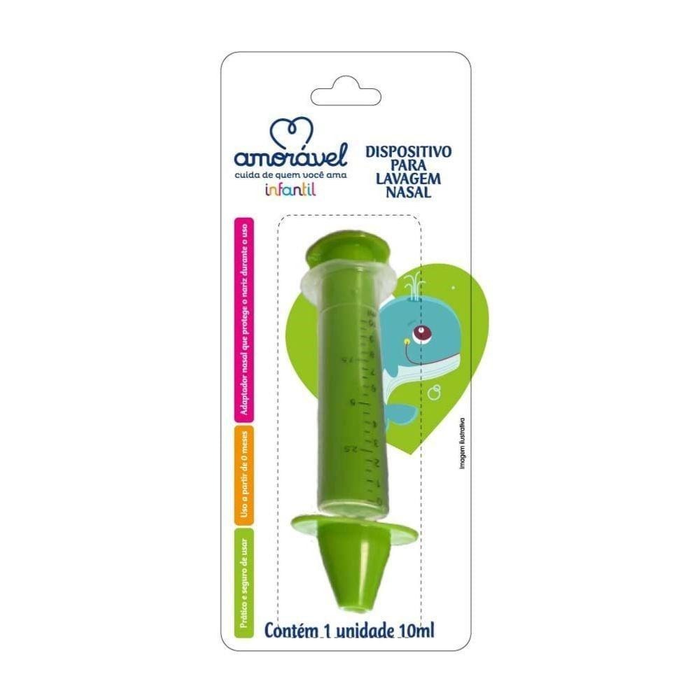 Dispositivo Lavagem Nasal Amorável Verde 10ml — Amoravel | Farmácia Resyla