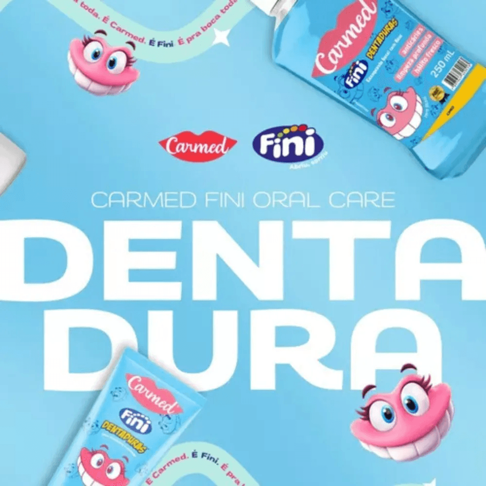 Enxaguante Bucal Carmed Fini Dentaduras com Flúor Zero Álcool 250ml — imagem 2 | Farmácia Resyla