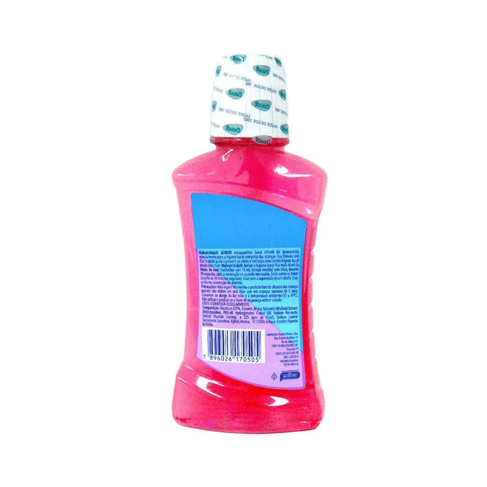 Enxaguante Bucal Infantil Malvatrikids Júnior Flúor Xilitol Zero Álcool Sabor Tutti Frutti 250ml — imagem 2 | Farmácia Resyla
