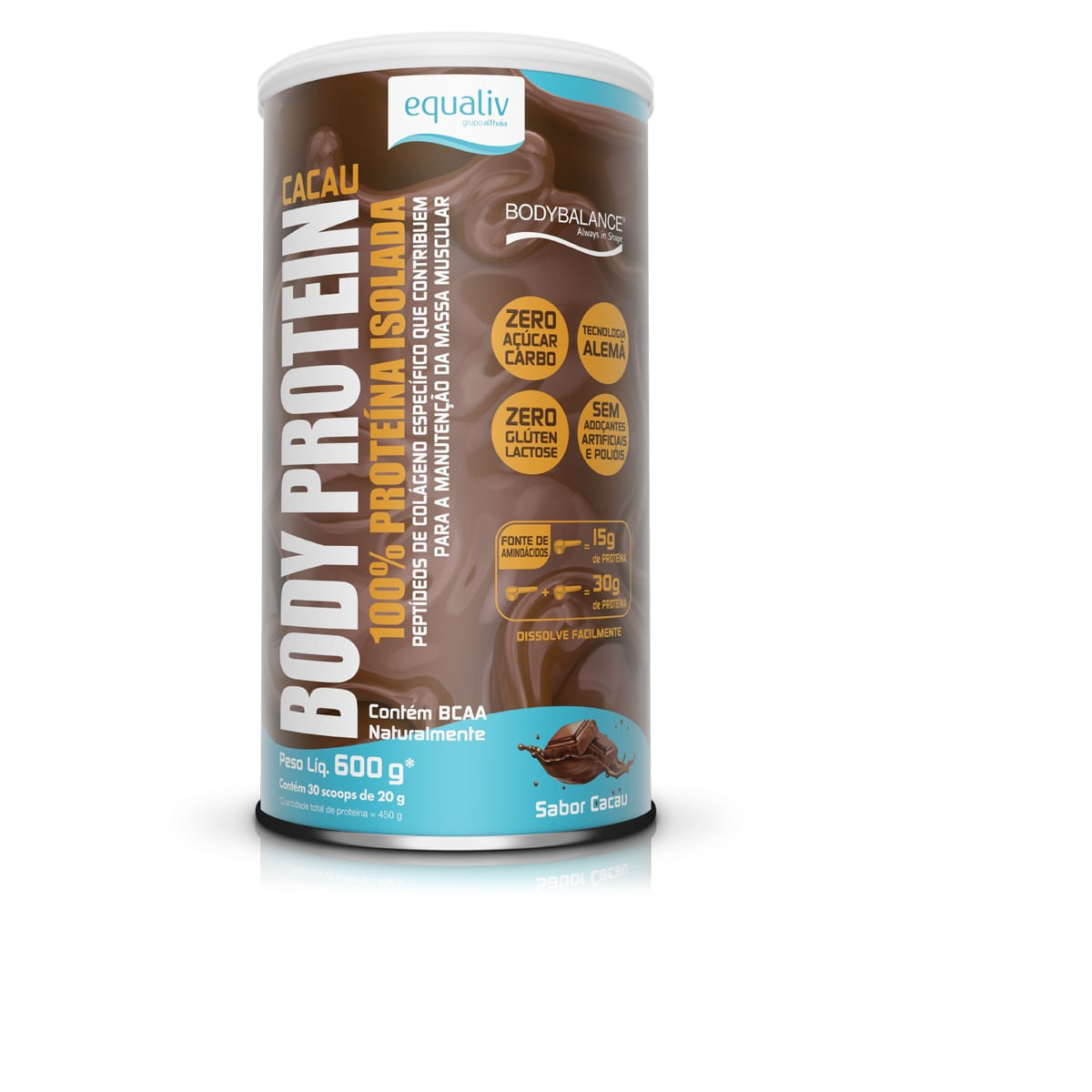 Equaliv Body Protein Cacau 600g — Equaliv | Farmácia Resyla