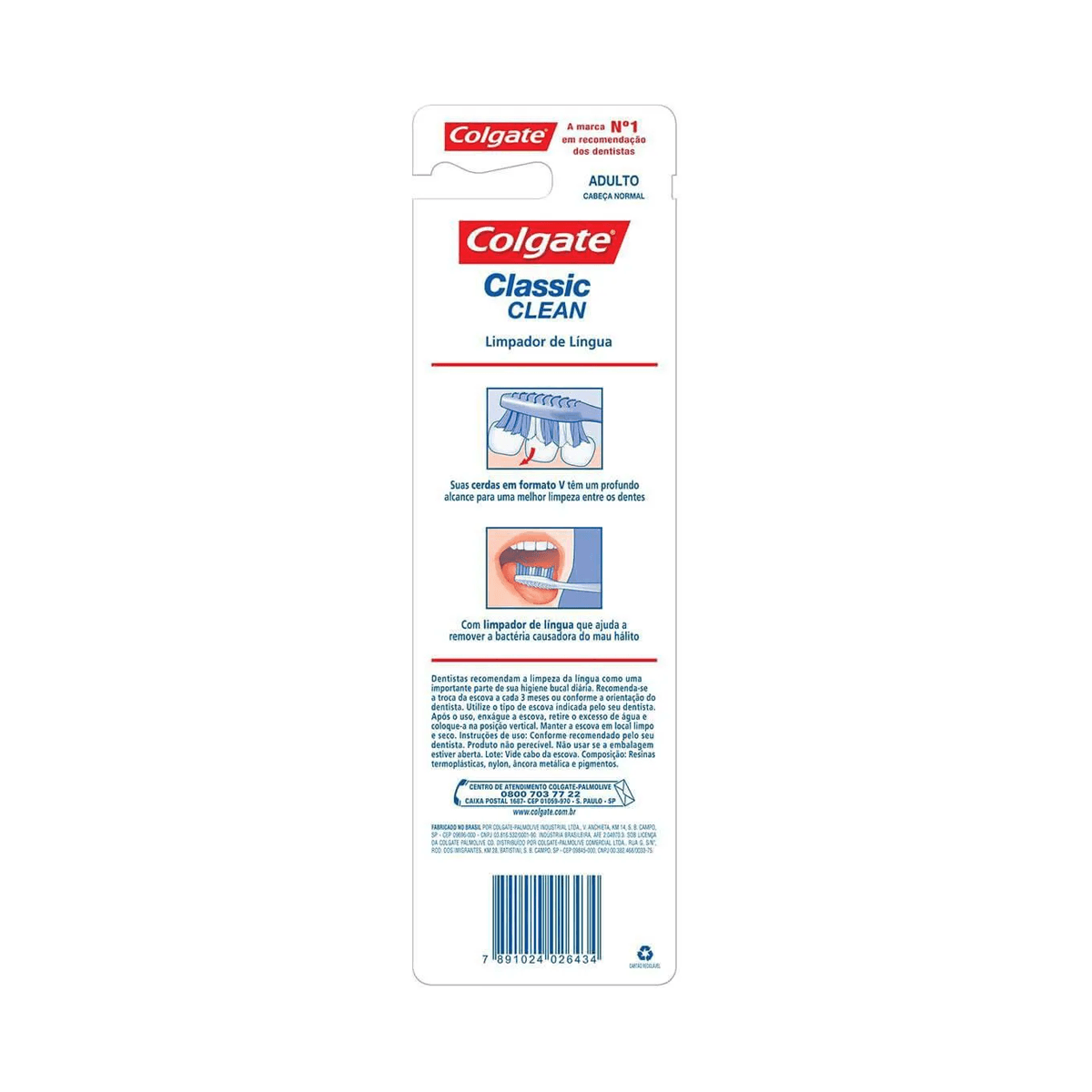 Escova Dental Colgate Classic Clean Cerdas Macia Cores Sortidas 3 Unidades — imagem 3 | Farmácia Resyla