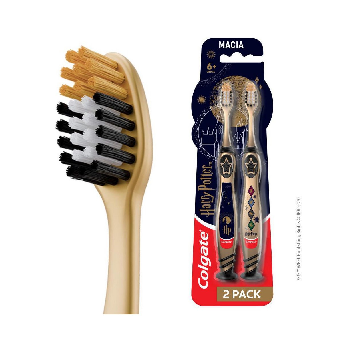 Escova Dental Infantil Colgate Ultramacia Harry Potter 6 Anos 2 Unidades — imagem 2 | Farmácia Resyla