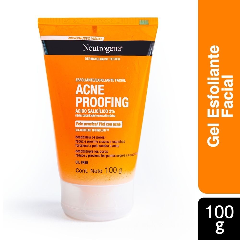 Esfoliante Facial Neutrogena Acne Proofing com Ácido Salicílico 100g — Neutrogena | Farmácia Resyla