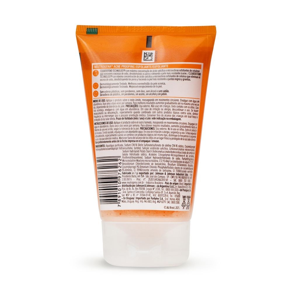 Esfoliante Facial Neutrogena Acne Proofing com Ácido Salicílico 100g — imagem 3 | Farmácia Resyla