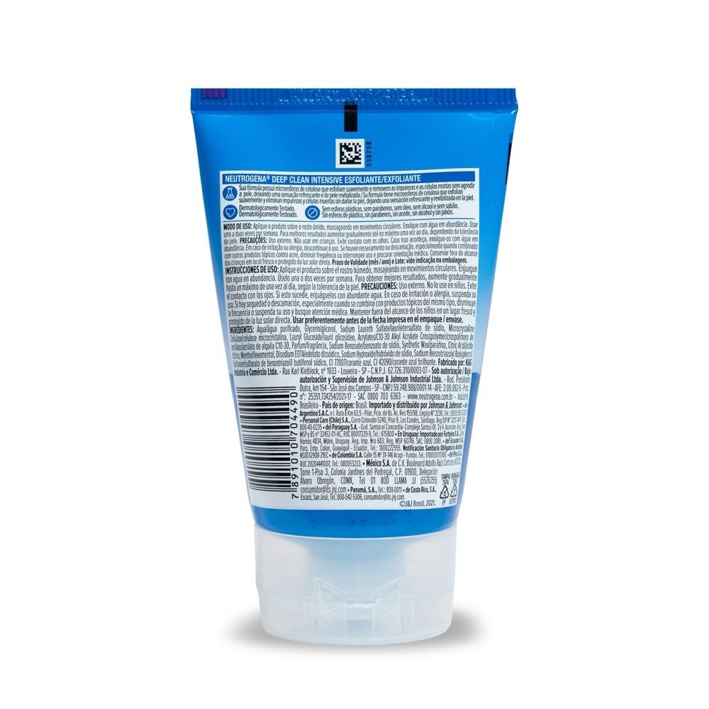 Esfoliante Facial Neutrogena Deep Clean Energizing 100g — imagem 2 | Farmácia Resyla