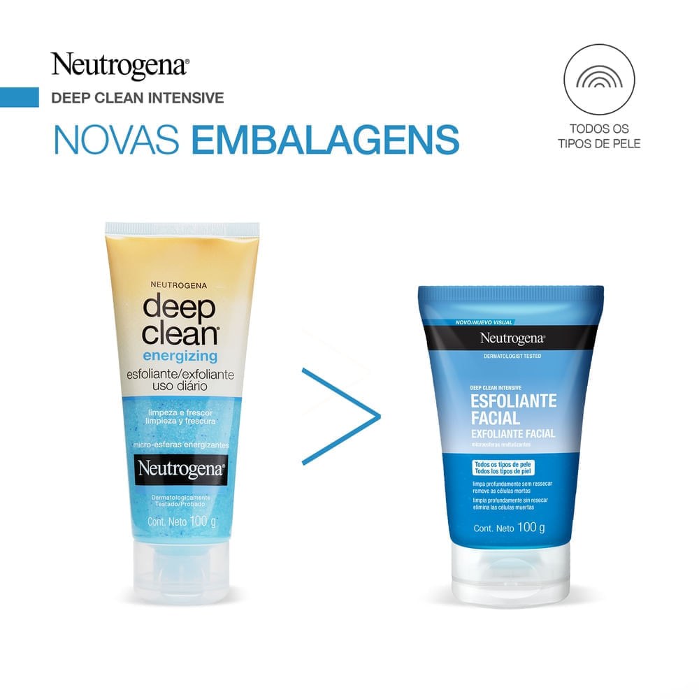 Esfoliante Facial Neutrogena Deep Clean Energizing 100g — imagem 4 | Farmácia Resyla