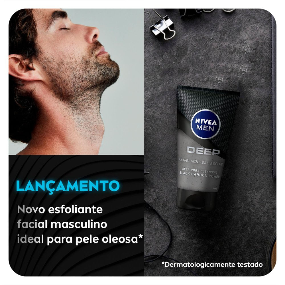 Esfoliante facial Nivea Deep 75ml — imagem 2 | Farmácia Resyla