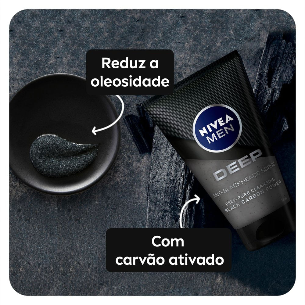 Esfoliante facial Nivea Deep 75ml — imagem 3 | Farmácia Resyla