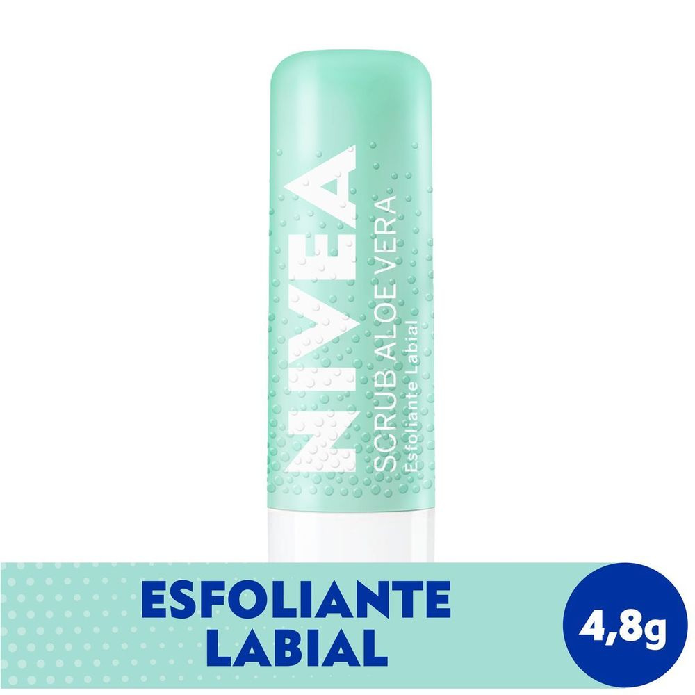 Esfoliante Labial Nivea Scrub Aloe Vera + Vitamina E 4,8g — Nivea | Farmácia Resyla