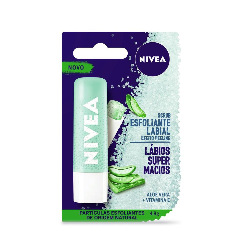 Esfoliante Labial Nivea Scrub Aloe Vera + Vitamina E 4,8g — imagem 2 | Farmácia Resyla
