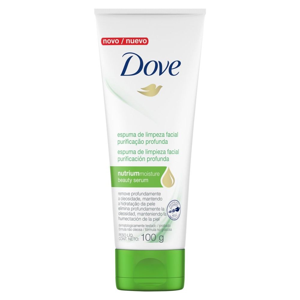 Espuma de Limpeza Facial Dove Purificação Profunda 100g — Dove | Farmácia Resyla