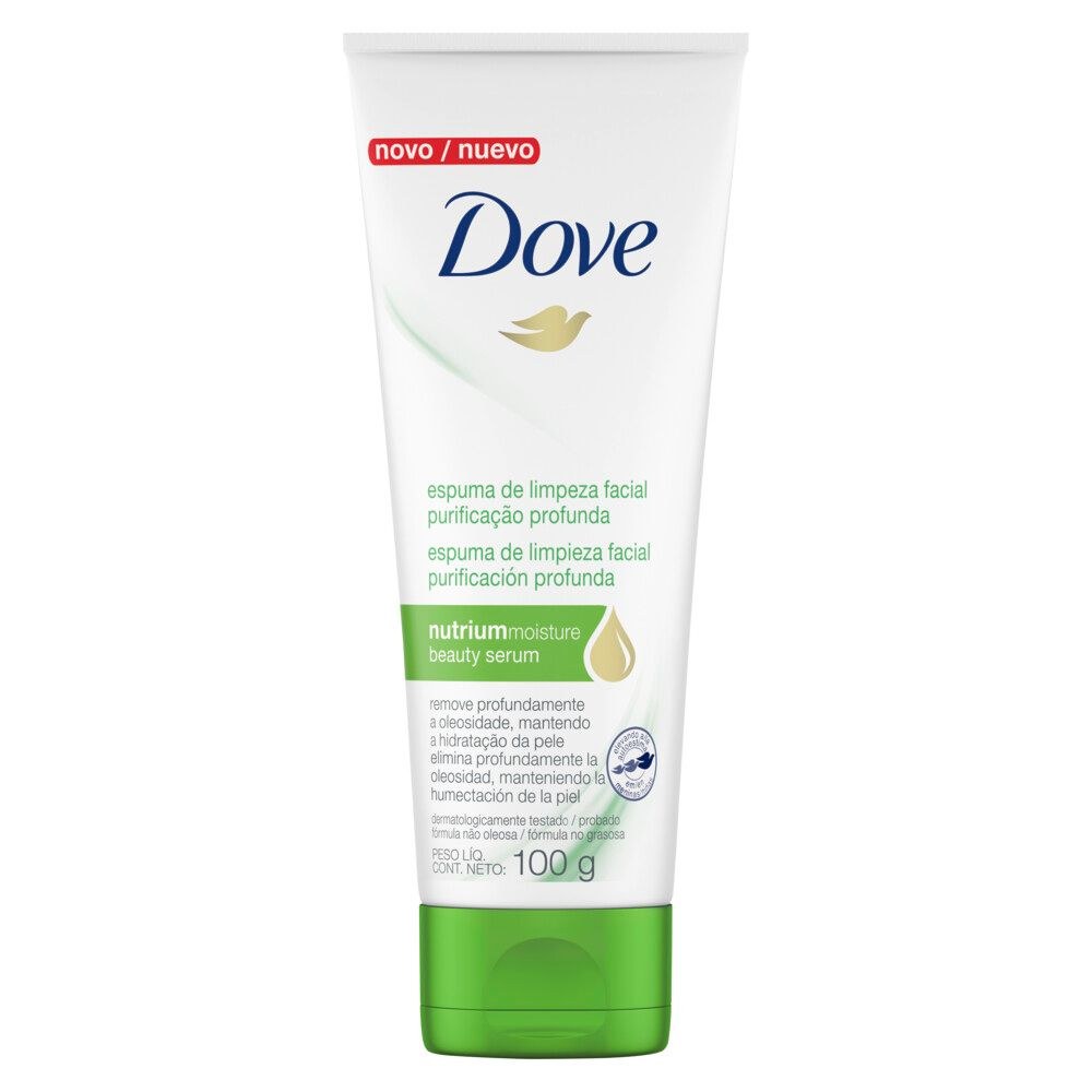 Espuma de Limpeza Facial Dove Purificação Profunda 100g — imagem 3 | Farmácia Resyla