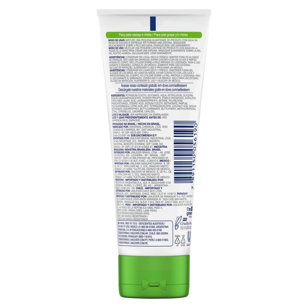 Espuma de Limpeza Facial Dove Purificação Profunda 100g — imagem 4 | Farmácia Resyla