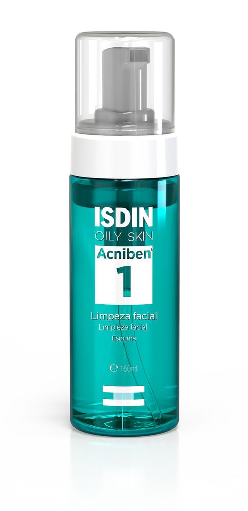 Espuma de Limpeza Facial ISDIN Acniben Suave Peles Oleosas e Acneicas 150ml — Isdin | Farmácia Resyla