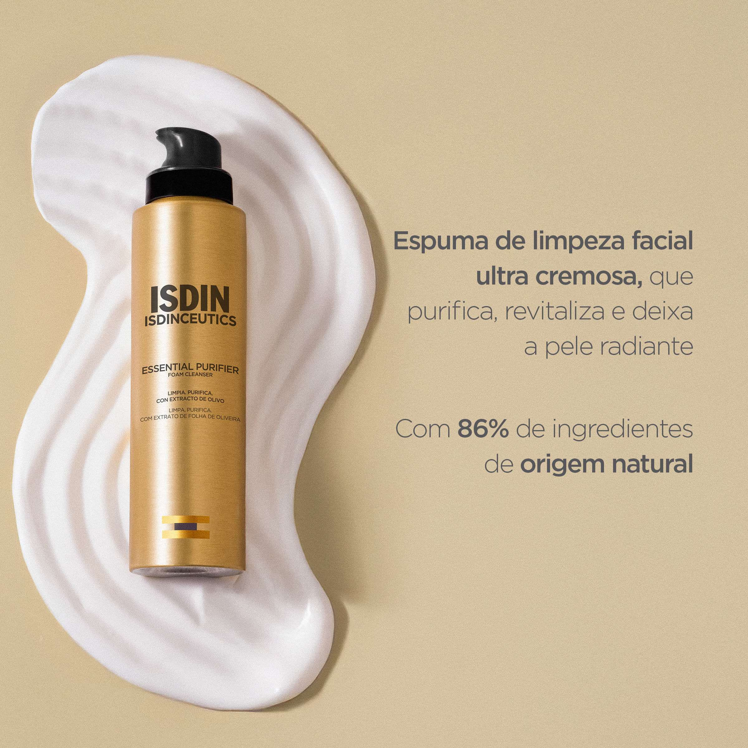 Espuma De Limpeza Facial Isdinceutics Essential Purifier 150ml — imagem 2 | Farmácia Resyla