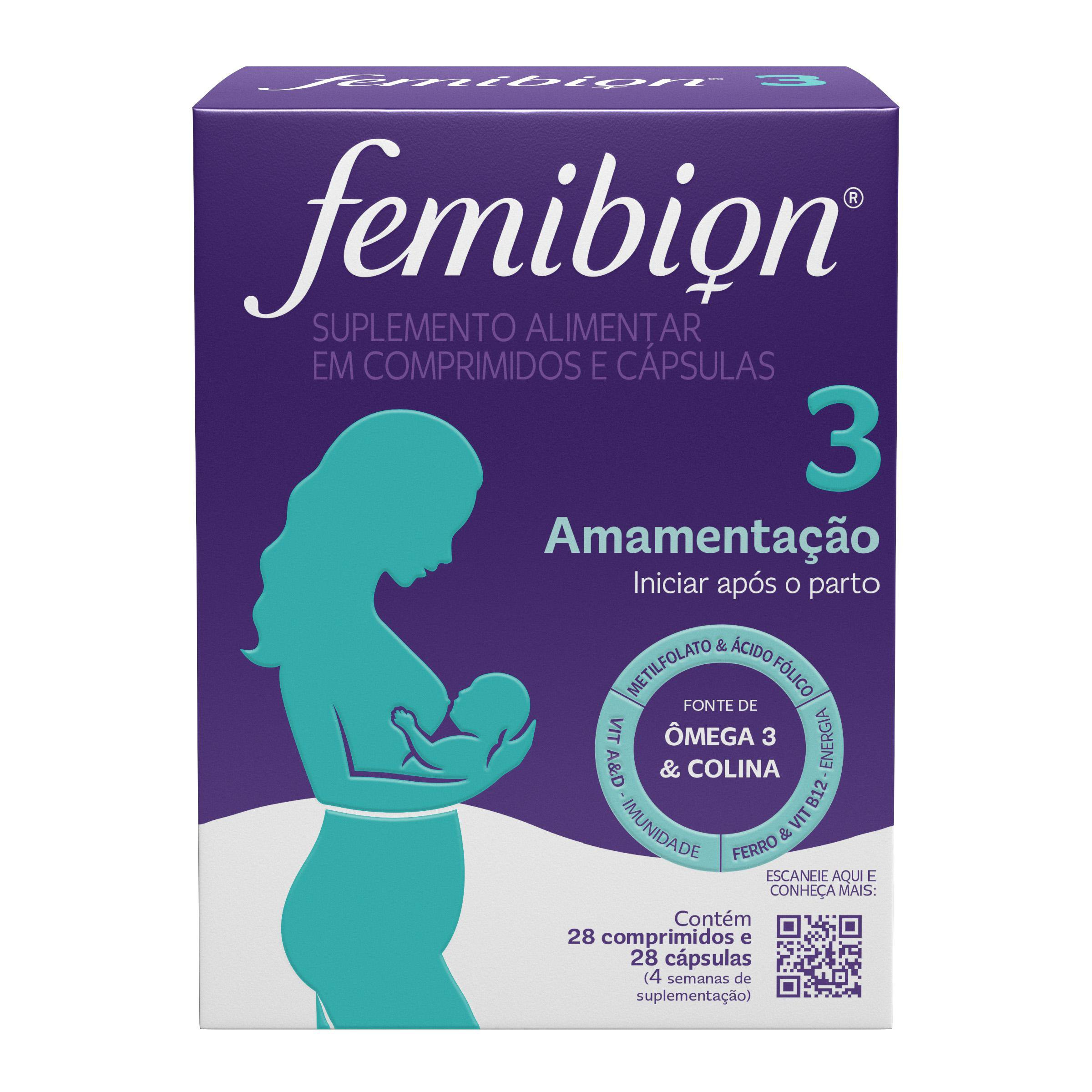 Femibion 3 Amamentação 28 Comprimidos Revestidos + 28 Cápsulas Moles — imagem 2 | Farmácia Resyla