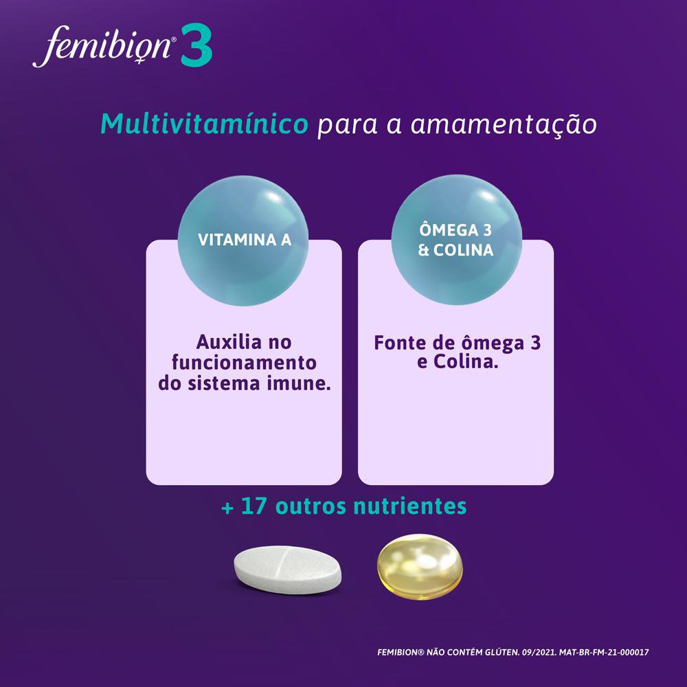 Femibion 3 Amamentação 28 Comprimidos Revestidos + 28 Cápsulas Moles — imagem 3 | Farmácia Resyla