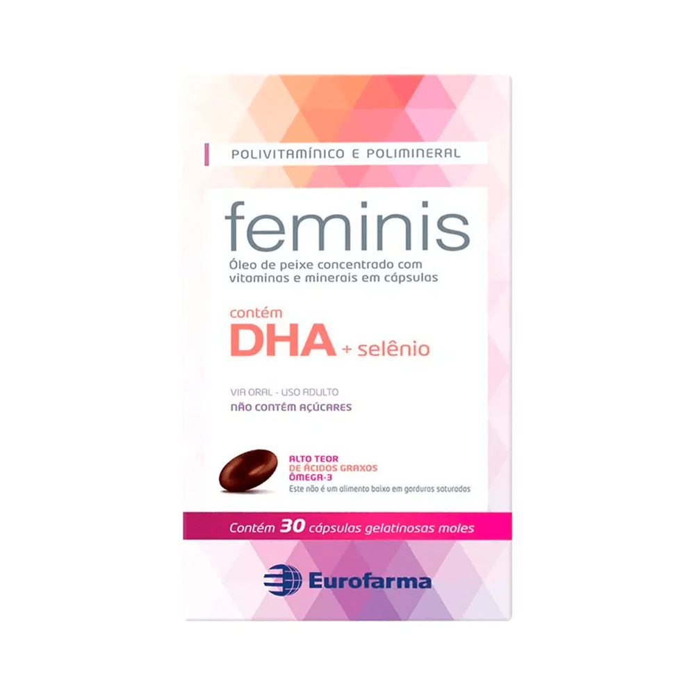 Feminis Suplemento Alimentar para Gestantes e Lactantes 30 Cápsulas — imagem 2 | Farmácia Resyla