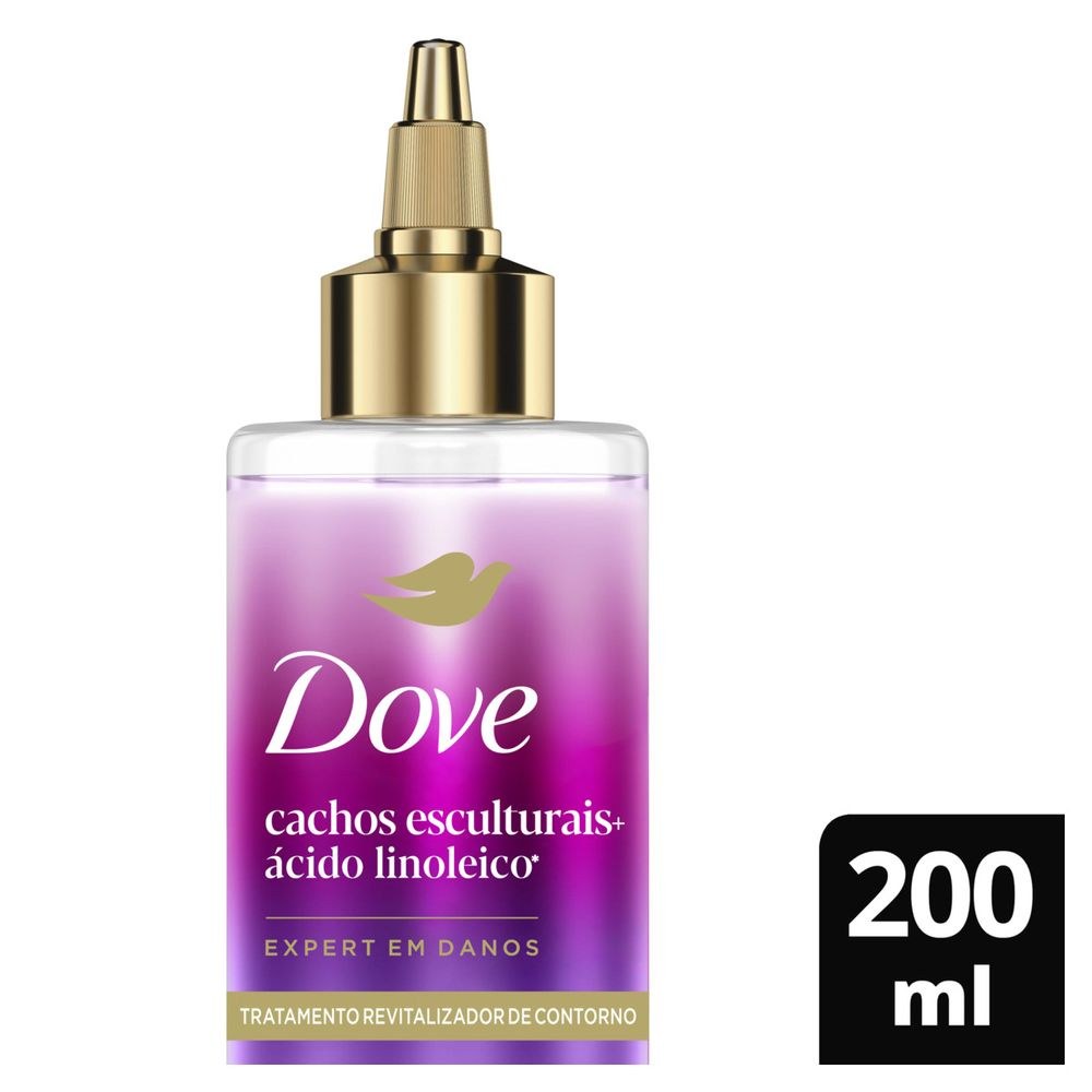 Finalizador Dove Tratamento Revitalizador De Contorno Cachos Esculturais + Ácido Linoleico 200ml — Dove | Farmácia Resyla
