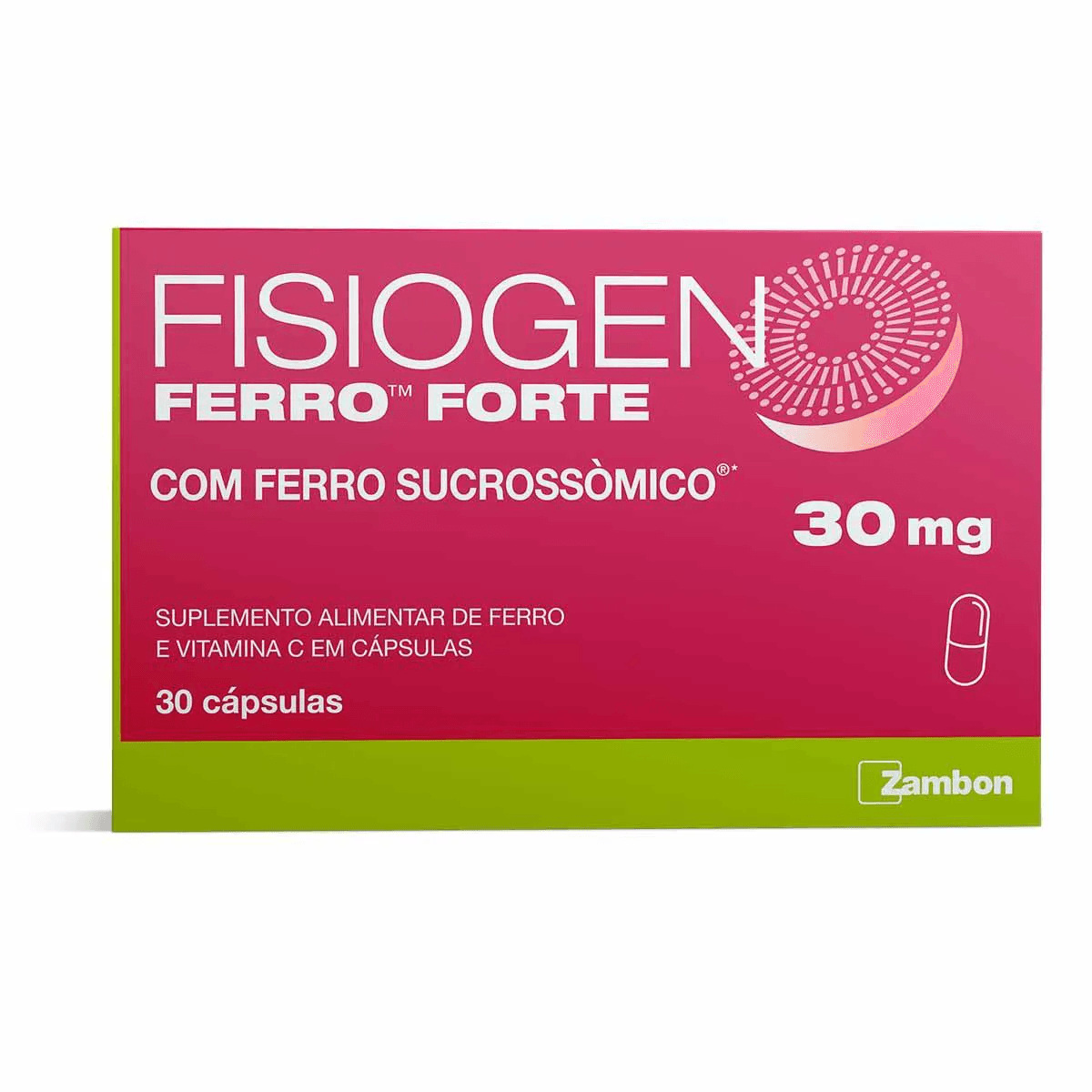 Fisiogen Ferro Forte 30mg 30 Cápsulas — Fisiogen | Farmácia Resyla