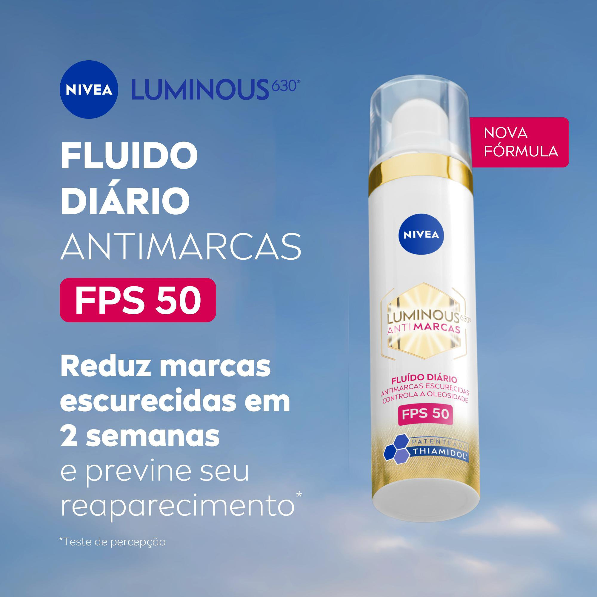 Fluido Facial Nivea Cellular Luminous 630 Antimanchas FPS 50 40ml — imagem 2 | Farmácia Resyla
