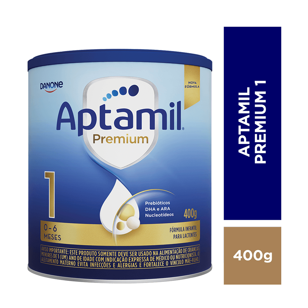 Fórmula Infantil Aptamil Premium 1 De 0 a 6 Meses 400g — imagem 2 | Farmácia Resyla