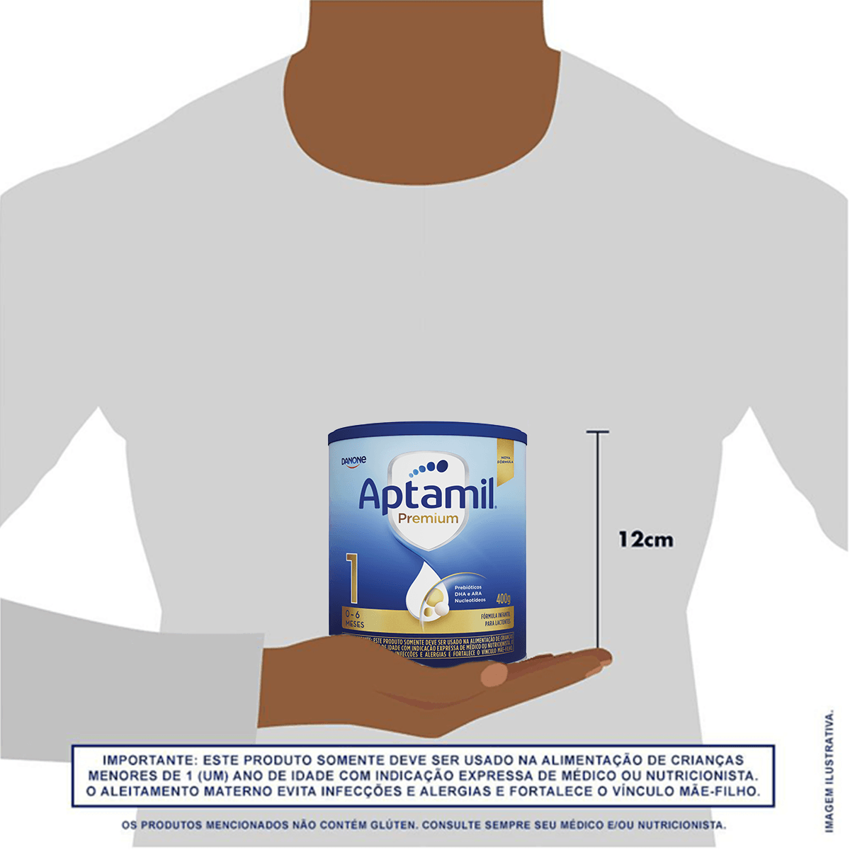 Fórmula Infantil Aptamil Premium 1 De 0 a 6 Meses 400g — imagem 3 | Farmácia Resyla