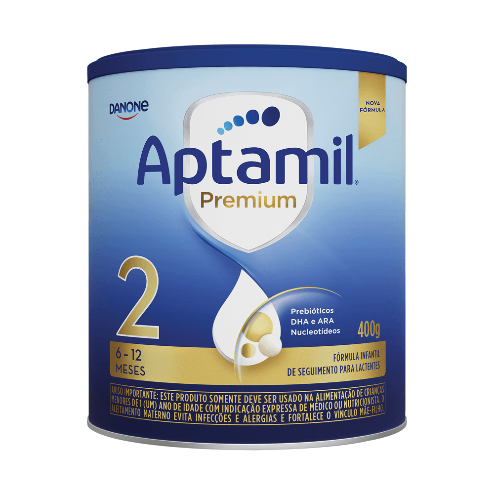 Fórmula Infantil Aptamil Premium 2 6 a 12 Meses 400g — Aptamil | Farmácia Resyla