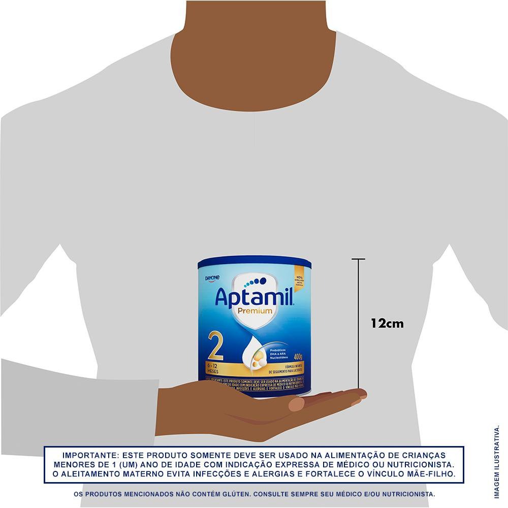 Fórmula Infantil Aptamil Premium 2 6 a 12 Meses 400g — imagem 3 | Farmácia Resyla