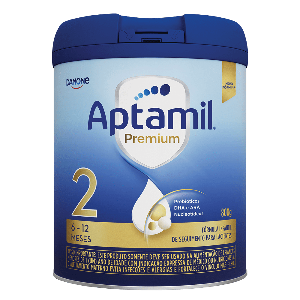 Fórmula Infantil Aptamil Premium 2 6 a 12 Meses 800g — Aptamil | Farmácia Resyla