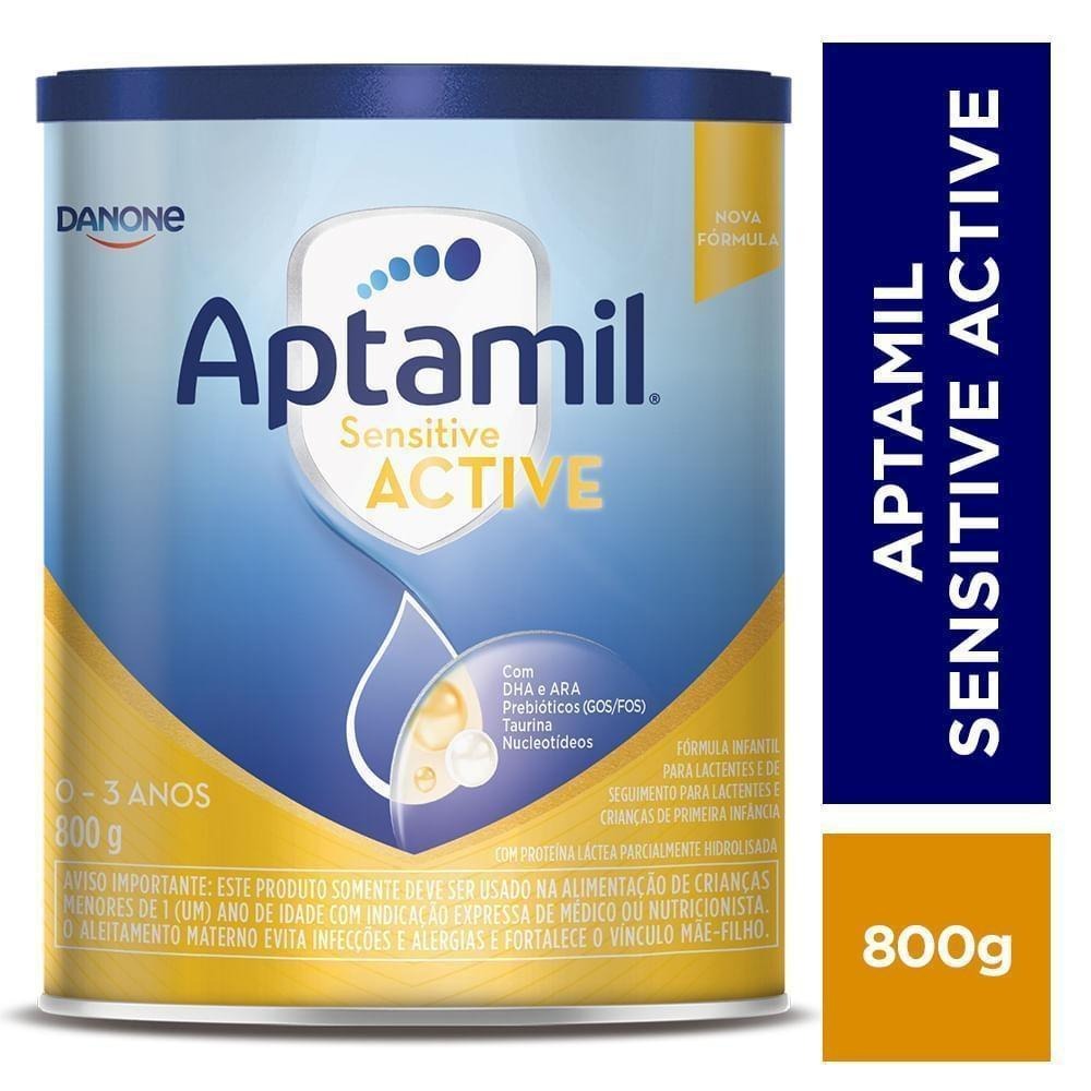 Fórmula Infantil Aptamil Sensitive Active De 0 A 36 meses 800g — Aptamil | Farmácia Resyla